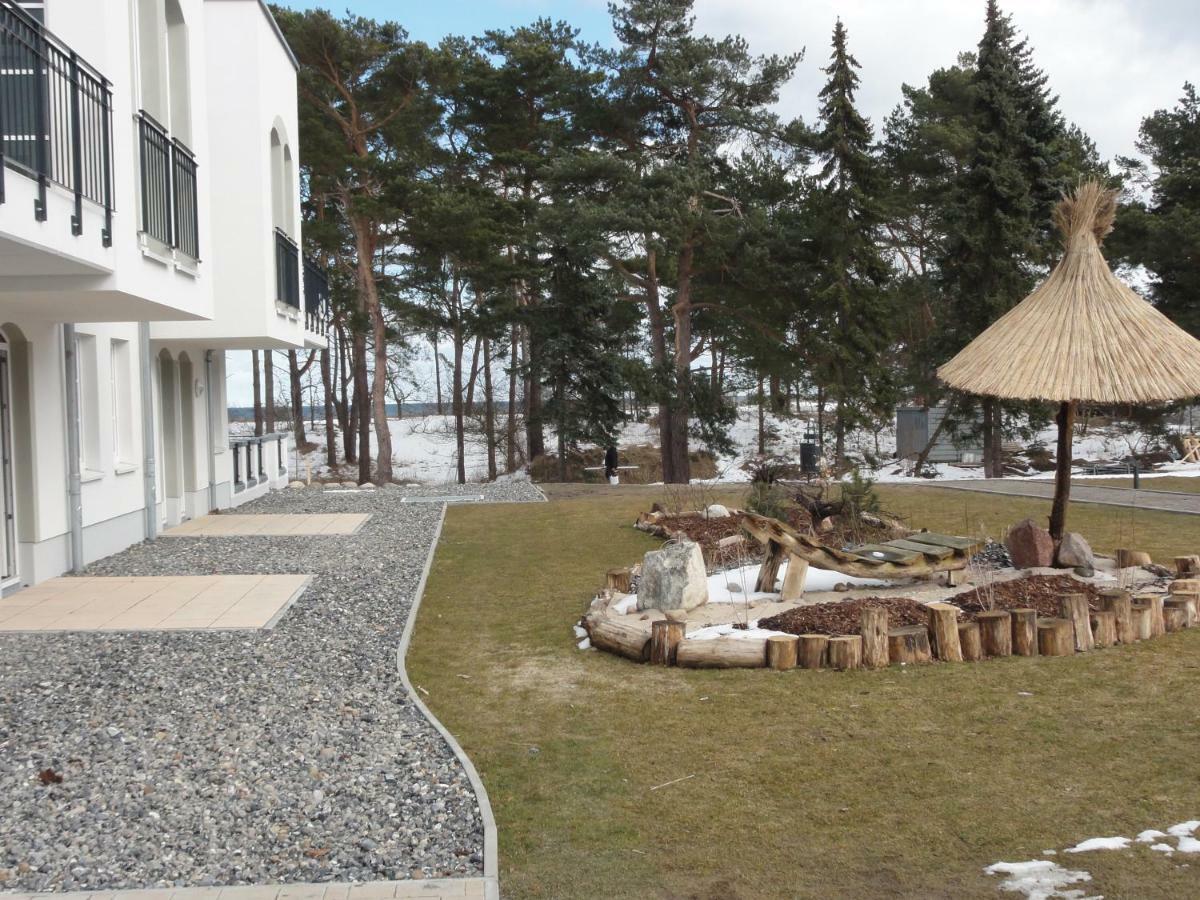 3 Zimmer Ferienwohnung Haus Meeresblick Mit Meerblick A005 Mit Suedterrasse Und Strandkorb Baabe Exterior foto