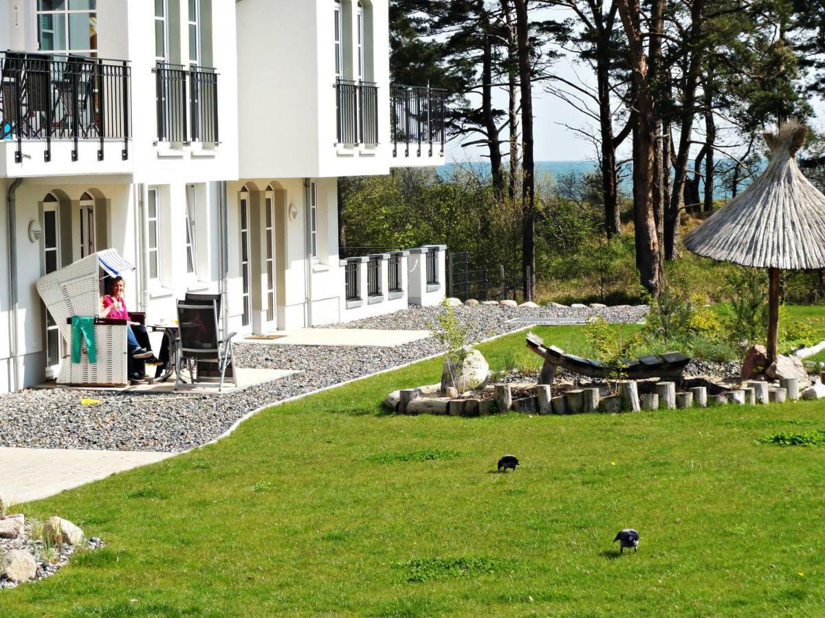 3 Zimmer Ferienwohnung Haus Meeresblick Mit Meerblick A005 Mit Suedterrasse Und Strandkorb Baabe Exterior foto